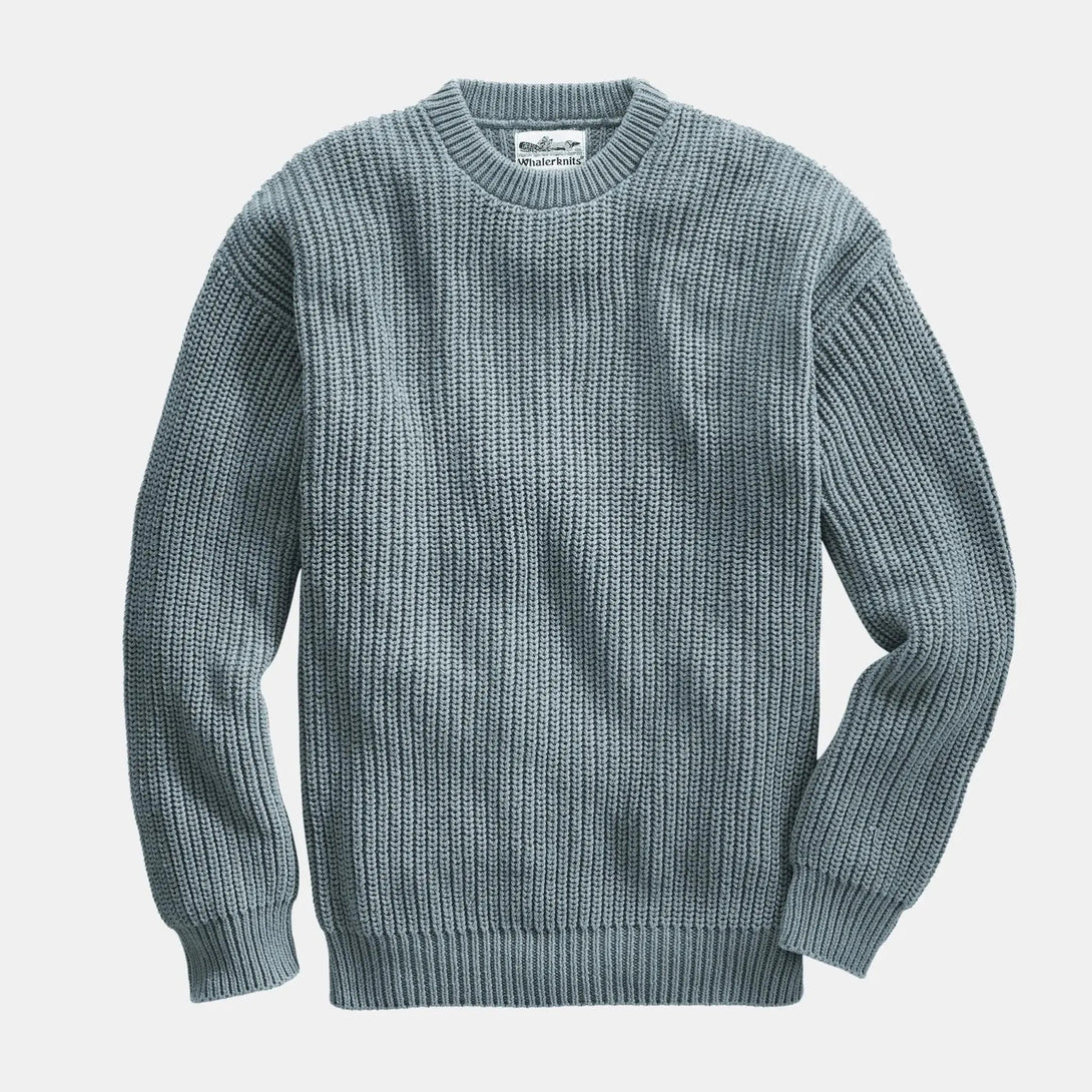 Newport Crewneck Sweater - Merrow Knits - USA made Knit Products