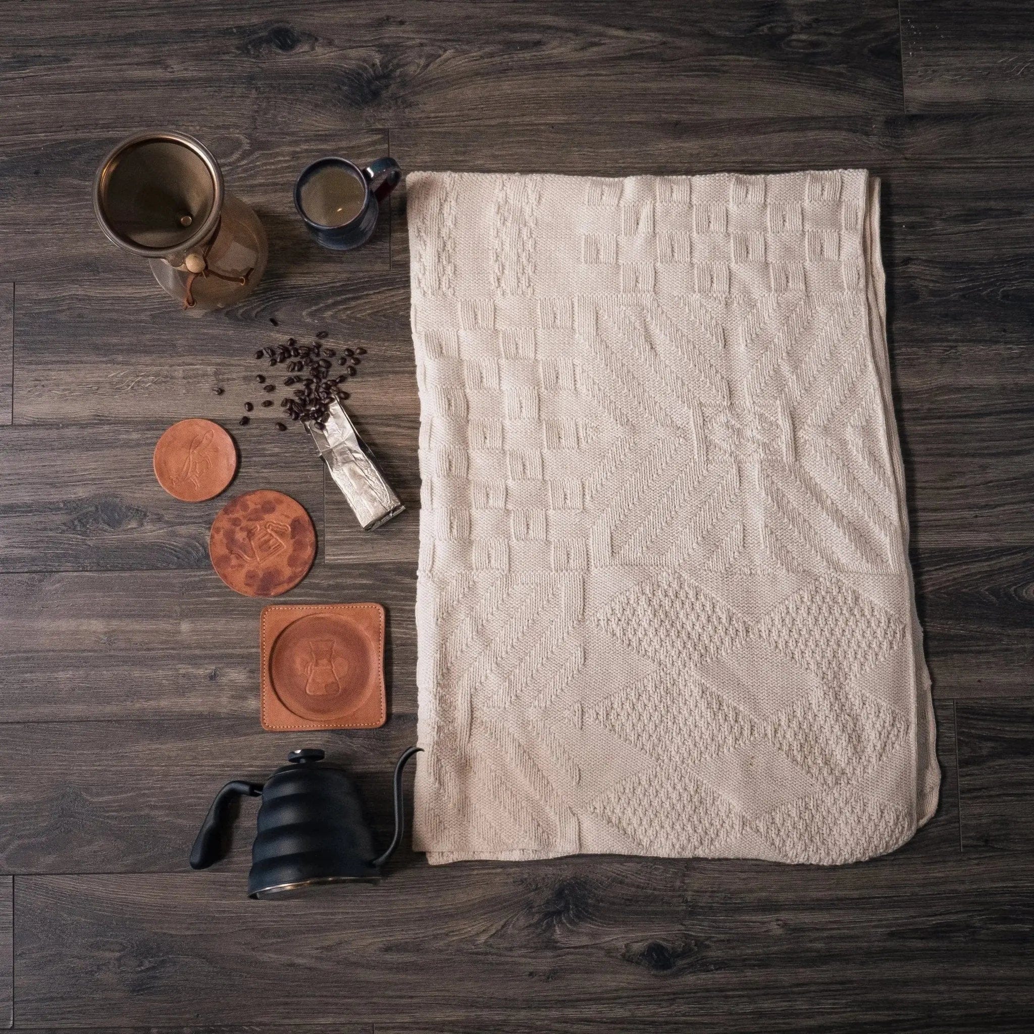 Whalerknits Blankets Blanket (60x80) Great American Blanket - Patchwork Pattern Stitch - Blanket