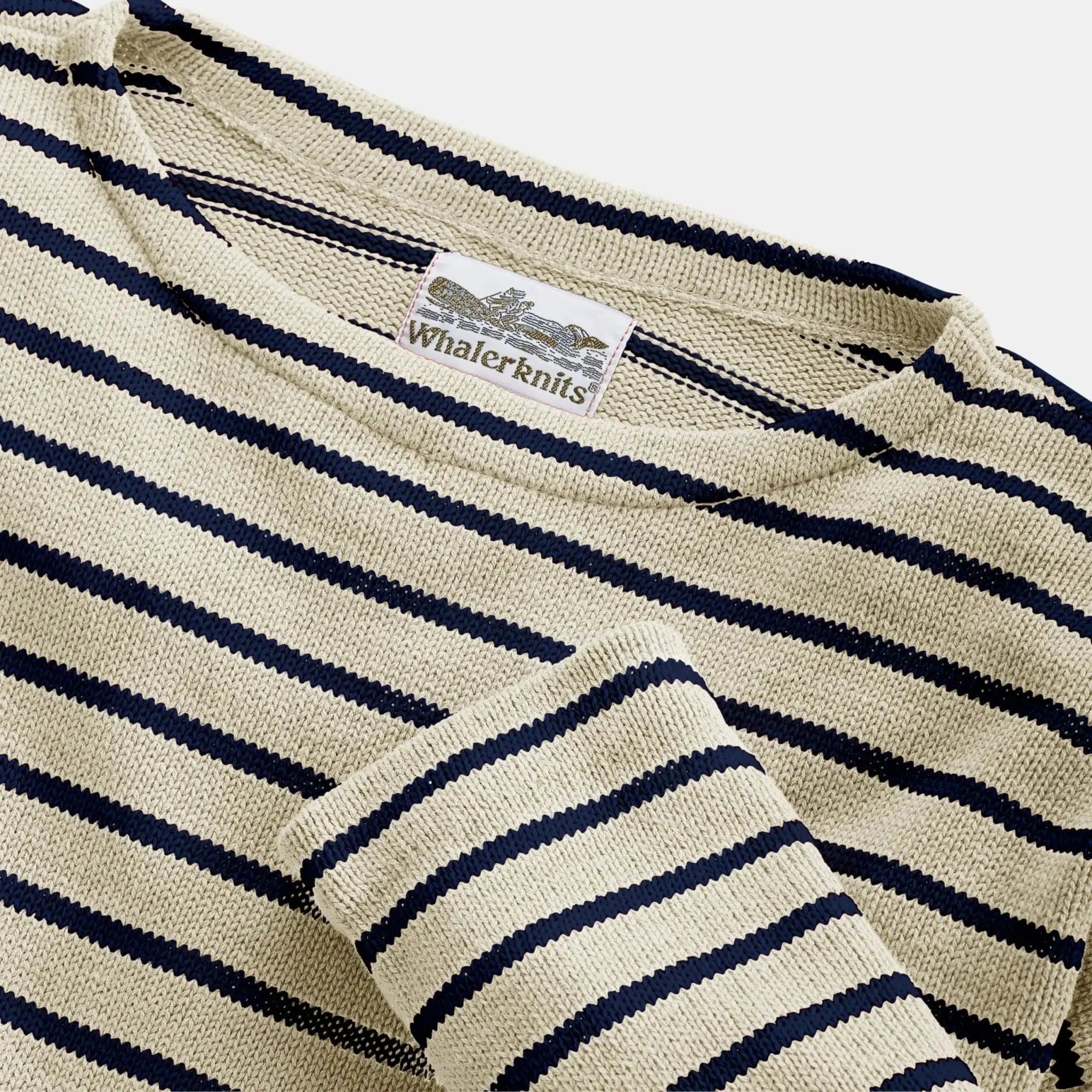 アパルトモン　Boat N/C Knit◆ Newport Shaker Boatneck - Heavy Cotton | Whalerknits