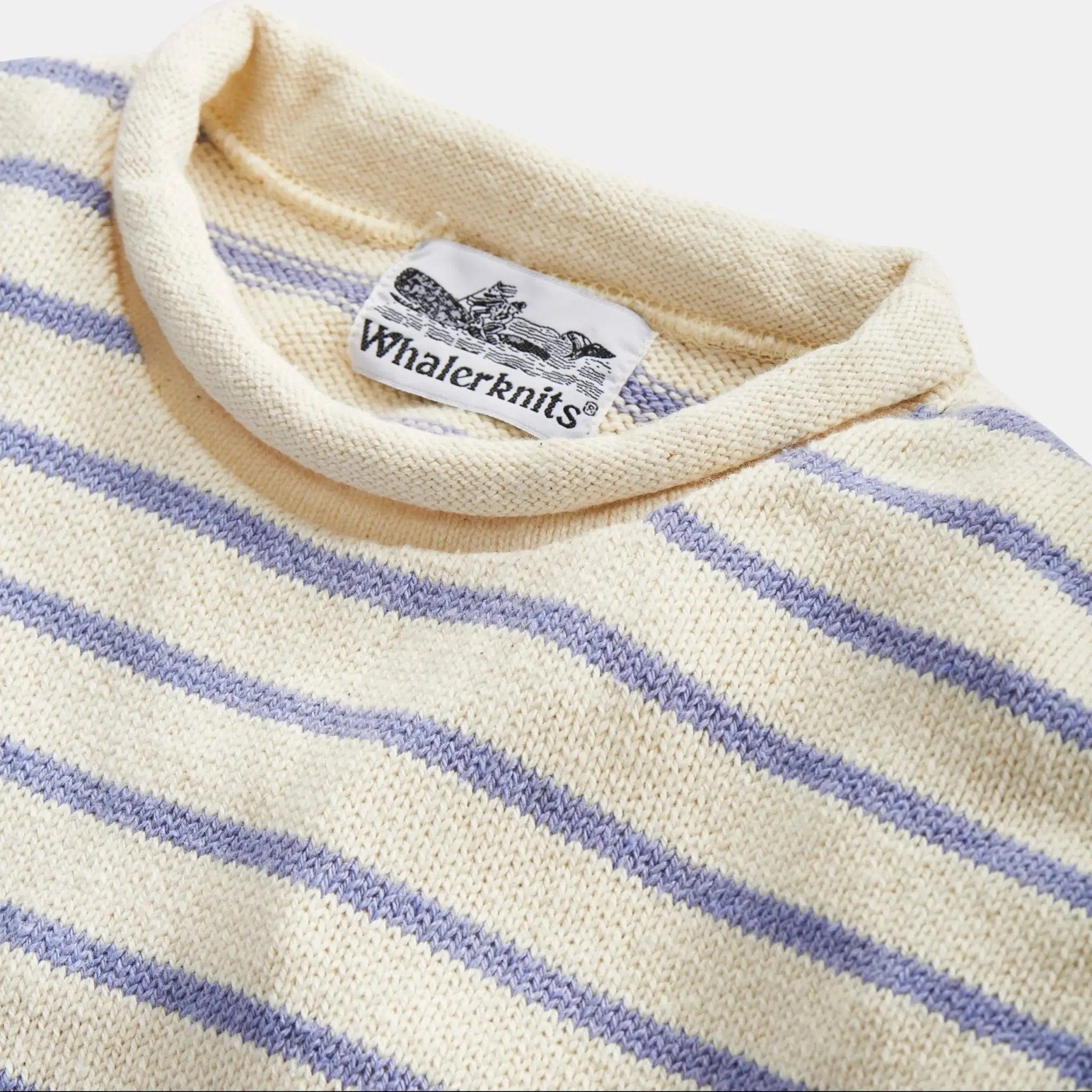 Nantucket Striped Rollneck - Cotton Jersey | Whalerknits
