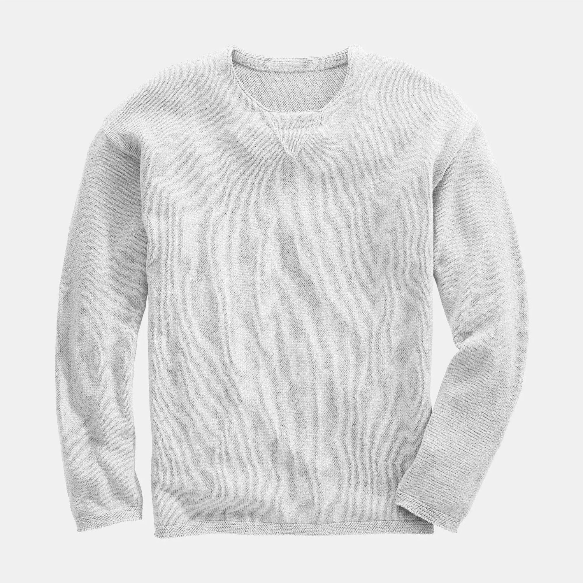 Whalerknits Shirts & Tops XS / Aluminum Chatham Jersey Sweatshirt Pullover #Color_Aluminum