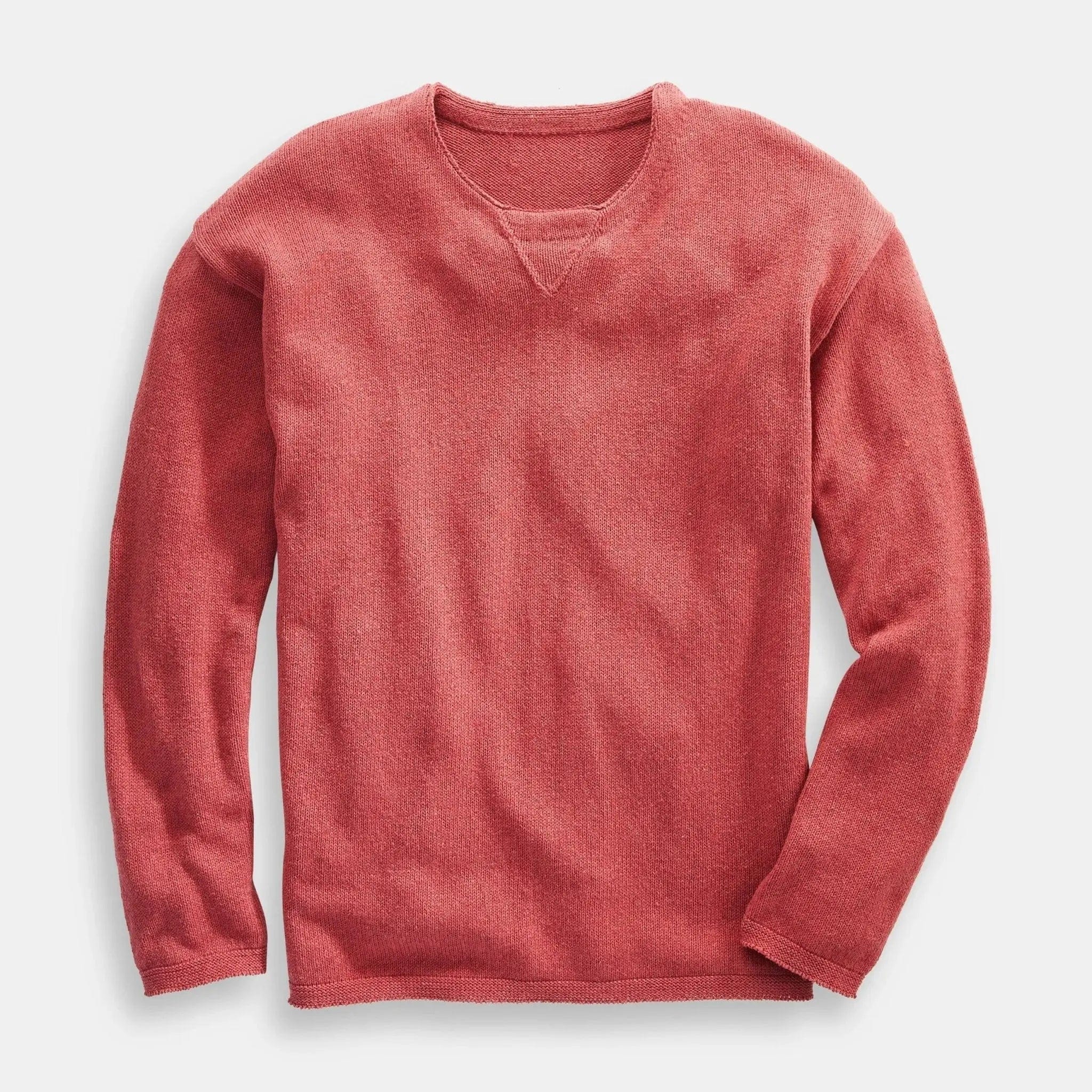 Whalerknits Shirts & Tops XXS / Nantucket Red Chatham Jersey Sweatshirt Pullover