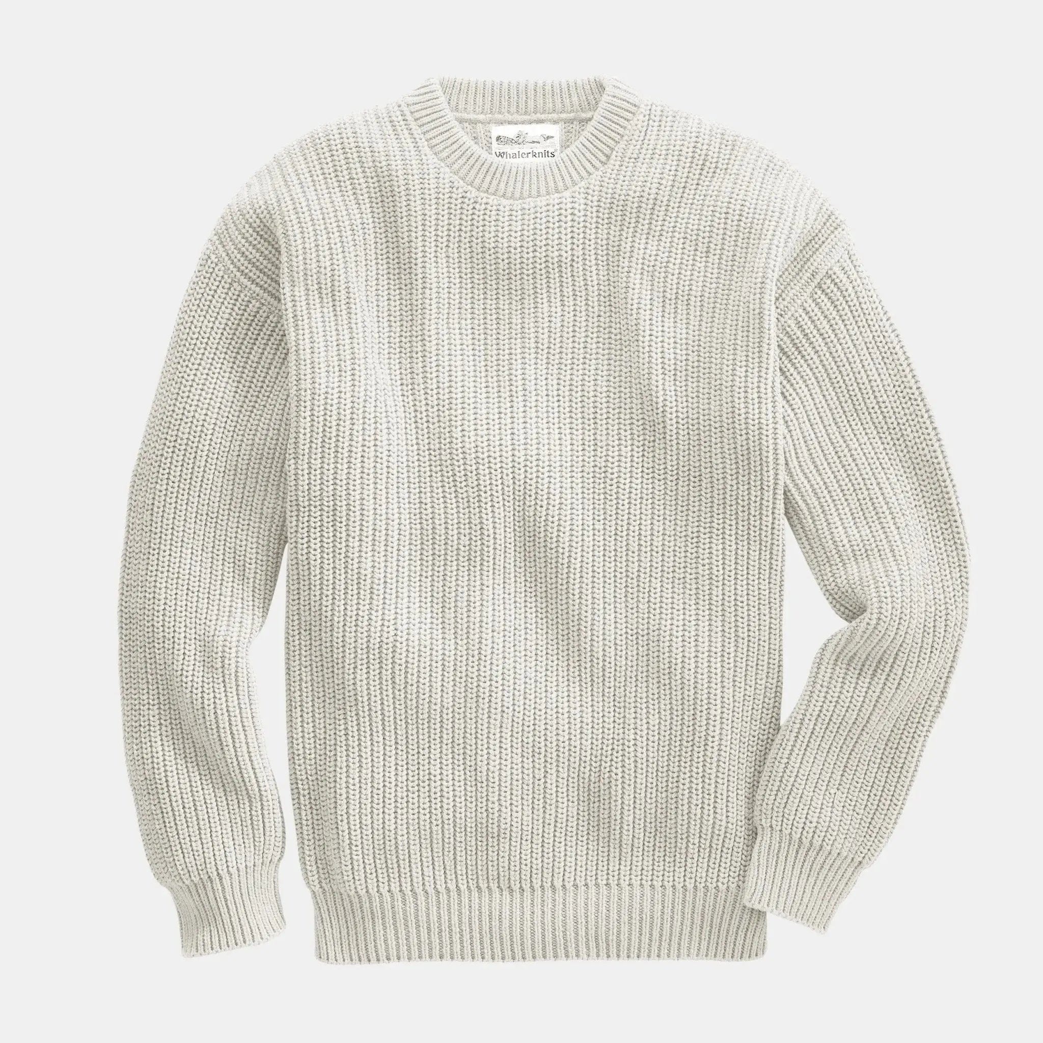 Newport Shaker Crewneck - Heavy Cotton | Whalerknits