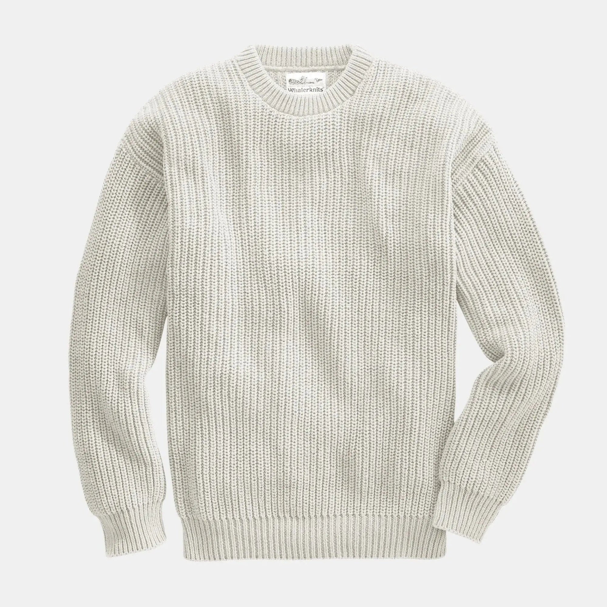 Whalerknits Sweaters Newport Shaker Knit Crewneck Sweater