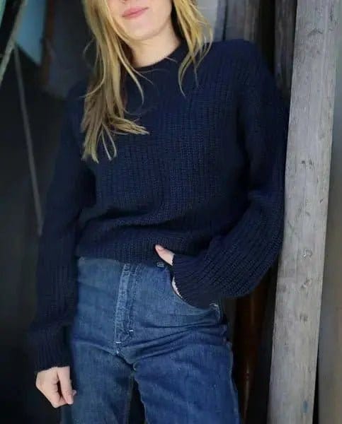 Whalerknits Sweaters Newport Shaker Knit Crewneck Sweater